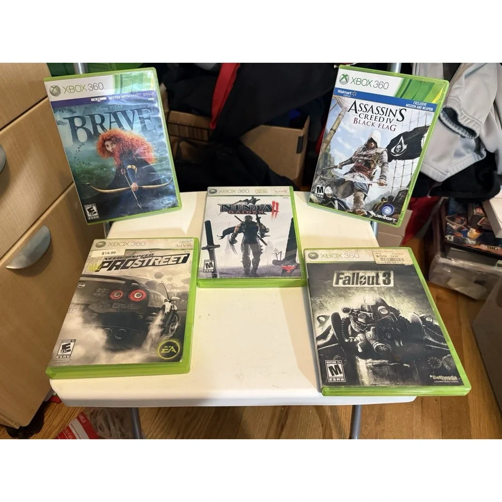 lot of‎ 5 xbox 360 games